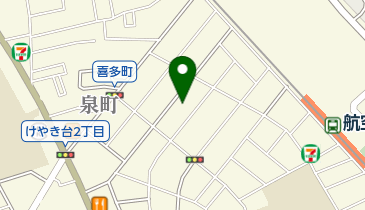 エイブルパーキング 所沢市喜多町の地図画像