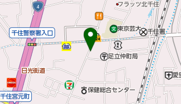 エイブルパーキング 千住仲町の地図画像