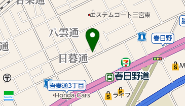 エイブルパーキング 日暮通1丁目の地図画像