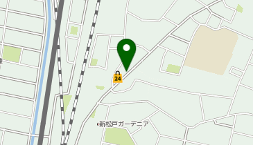 エイブルパーキング松戸市二ツ木の地図画像