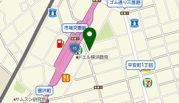 エイブルパーキング市場富士見町の地図画像