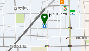 エイブルパーキングローソン西院春日通店の地図画像