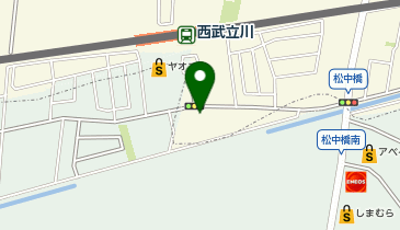 エイブルパーキング立川市西砂町1丁目の地図画像