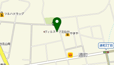 エイブルパーキング通町2丁目の地図画像