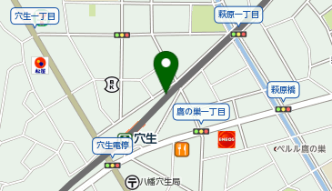 穴生駅前パークの地図画像