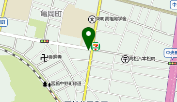 マッスルパーク亀岡町の地図画像