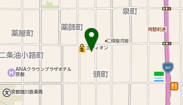 Pドライブ新町二条の地図画像