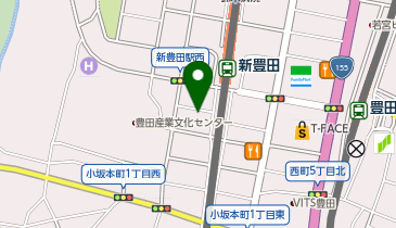 いずみパーキング新豊田駅前の地図画像