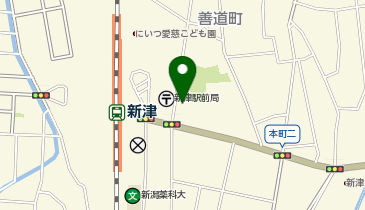 クリエス・パーキング新津駅前第2の地図画像