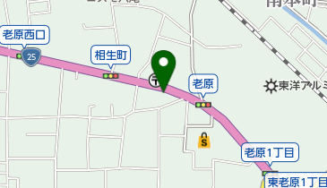 東洋カーマックス 老原駐車場の地図画像