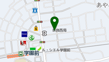 東洋カーマックス 近鉄学園前駐車場の地図画像