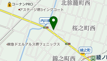 東洋カーマックス 綾之町西駐車場の地図画像
