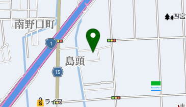 東洋カーマックス 島頭駐車場の地図画像