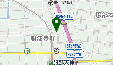 東洋カーマックス 服部元町駐車場の地図画像