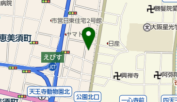 東洋カーマックス 天王寺下寺駐車場の地図画像