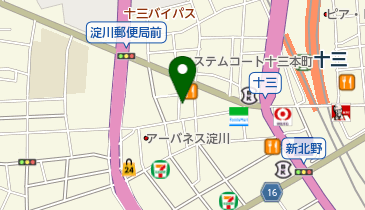 東洋カーマックス 十三本町駐車場の地図画像