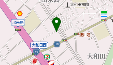 東洋カーマックス 大野1丁目駐車場の地図画像