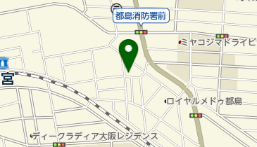 東洋カーマックス 都島南通駐車場の地図画像