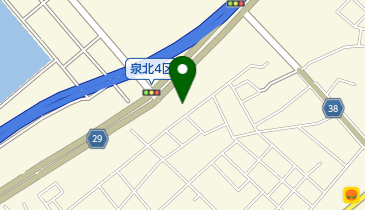 東洋カーマックス 泉大津松之浜町駐車場の地図画像