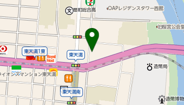 東洋カーマックス 天満橋1丁目駐車場の地図画像