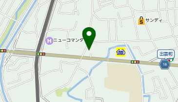 東洋カーマックス 木田町駐車場の地図画像