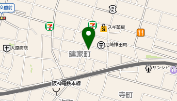 東洋カーマックス 尼崎建家町駐車場の地図画像