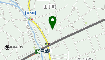 東洋カーマックス 東芦屋町第2駐車場の地図画像