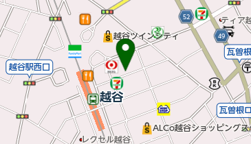 東洋カーマックス 越谷第二駐車場の地図画像