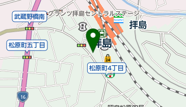 東洋カーマックス 拝島駅前駐車場の地図画像