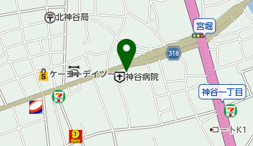 東洋カーマックス 神谷1丁目第2駐車場の地図画像
