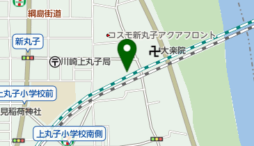 東洋カーマックス 上丸子八幡町駐車場の地図画像