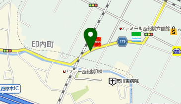 東洋カーマックス 船橋印内町駐車場の地図画像