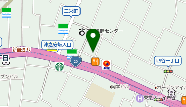 東洋カーマックス 四谷駐車場の地図画像