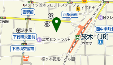 東洋カーマックス 茨木西駅前駐車場の地図画像