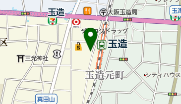 東洋カーマックス 玉造元町駐車場の地図画像