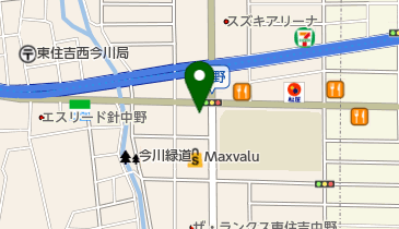 東洋カーマックス 駒川中野第2駐車場の地図画像
