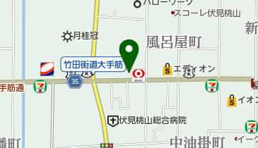 東洋カーマックス 伏見駐車場の地図画像