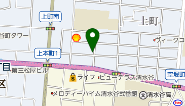 東洋カーマックス 上町駐車場の地図画像