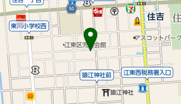 東洋カーマックス 猿江1丁目駐車場の地図画像