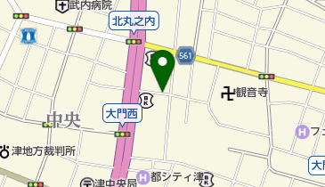 三交の駐ing 津大門の地図画像