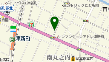 三交の駐ing 津西丸之内の地図画像