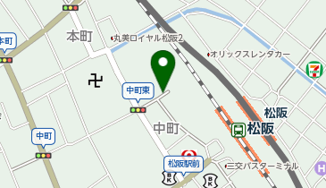 三交の駐ing 松阪駅前第2の地図画像