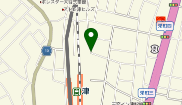 三交の駐ing 津駅前第3の地図画像