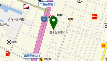 三交の駐ing 津東丸之内第4の地図画像