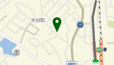 三交の駐ing 津駅西口の地図画像