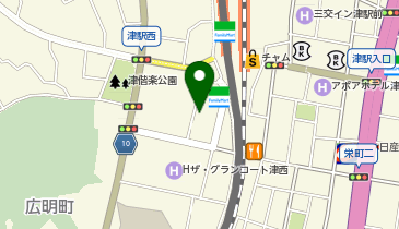 三交の駐ing 津駅西口第2の地図画像