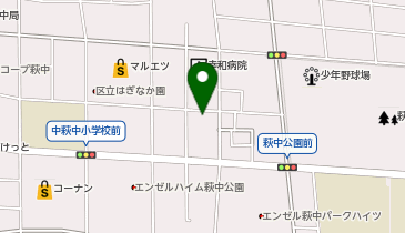 マストパークパルシェ萩中3丁目の地図画像