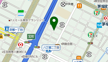 マストパーク日本橋兜町の地図画像