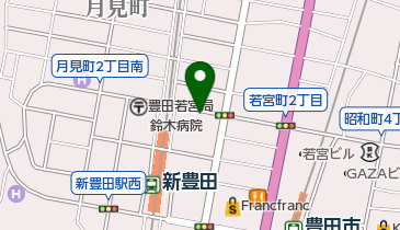 若宮駐車場の地図画像