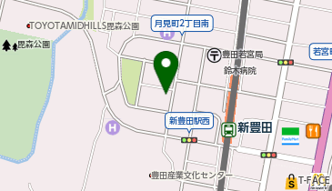 新豊田駅西駐車場の地図画像